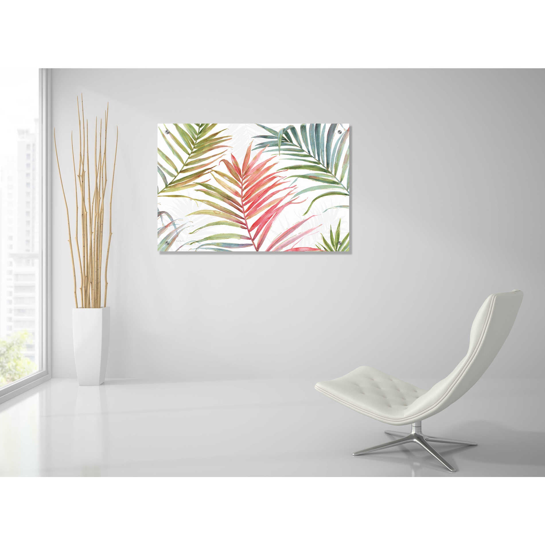 Epic Art 'Tropical Blush IV' by Lisa Audit, Acrylic Glass Wall Art,36x24