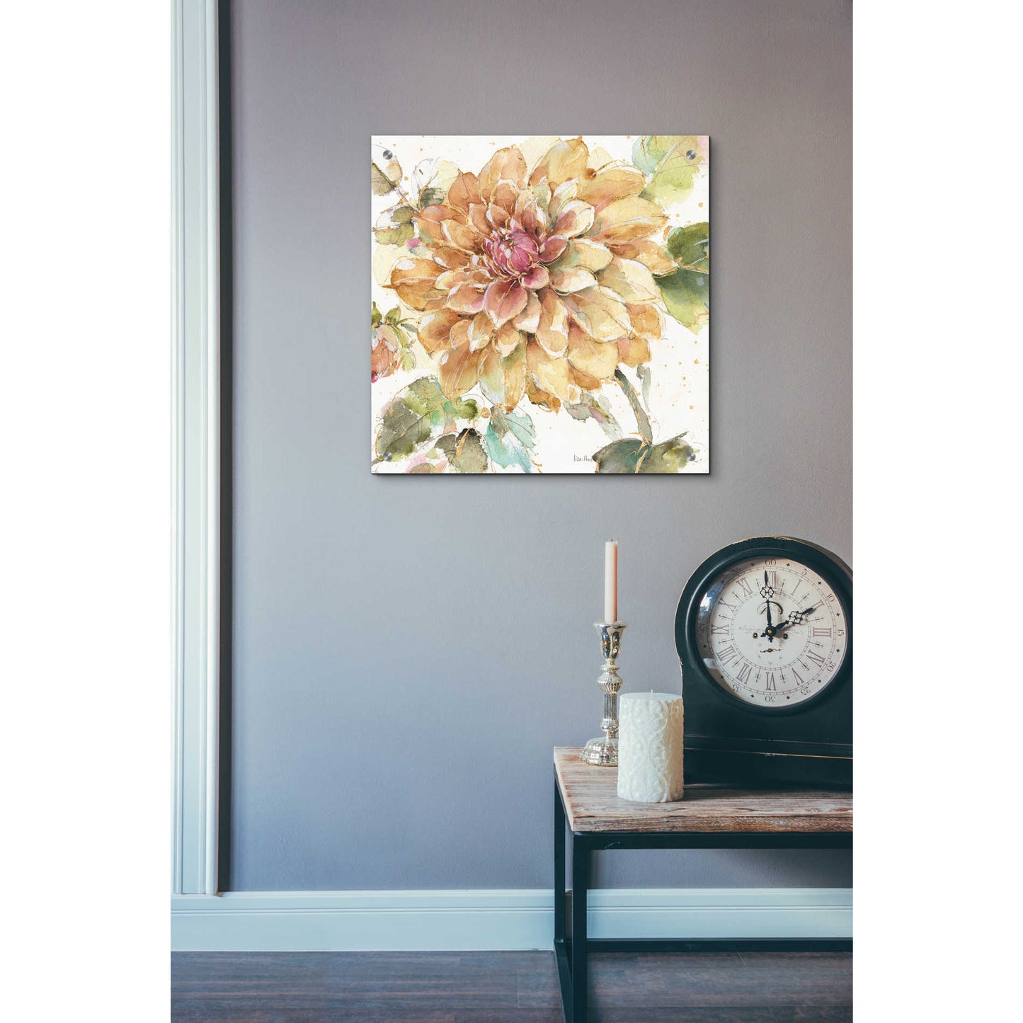 Epic Art 'Country Bloom V' by Lisa Audit, Acrylic Glass Wall Art,24x24