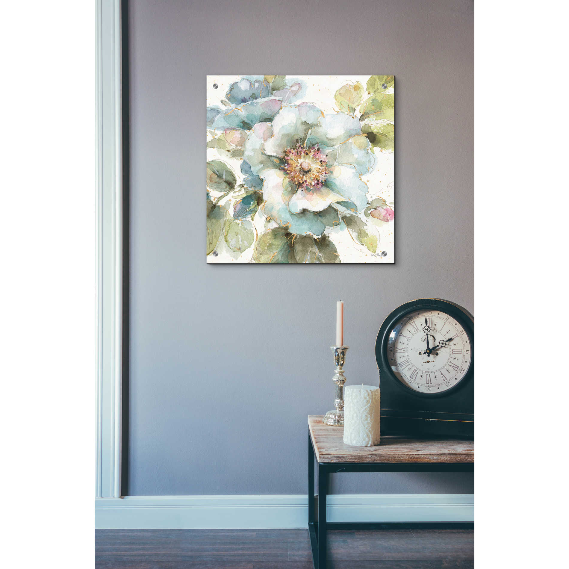 Epic Art 'Country Bloom VII' by Lisa Audit, Acrylic Glass Wall Art,24x24