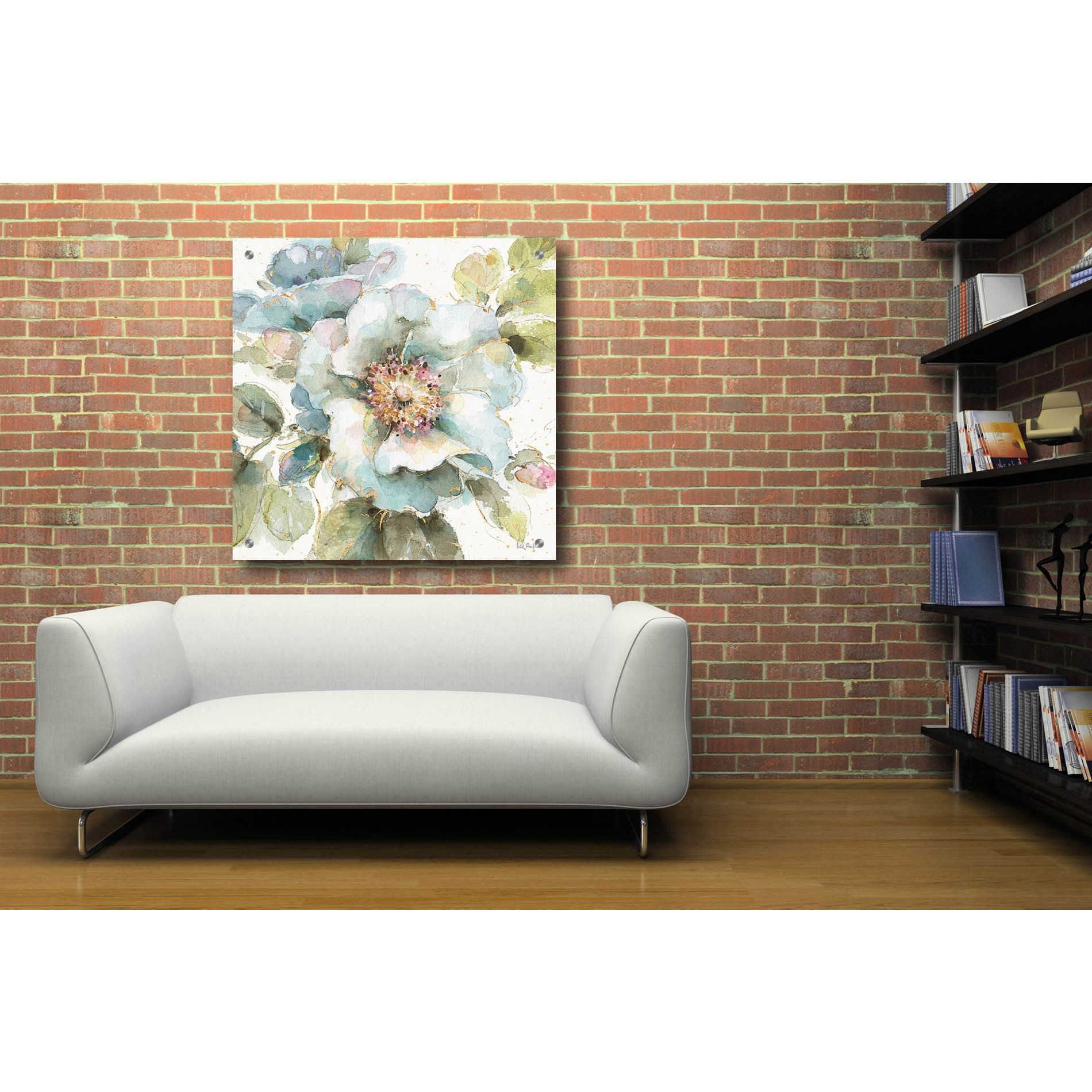 Epic Art 'Country Bloom VII' by Lisa Audit, Acrylic Glass Wall Art,36x36