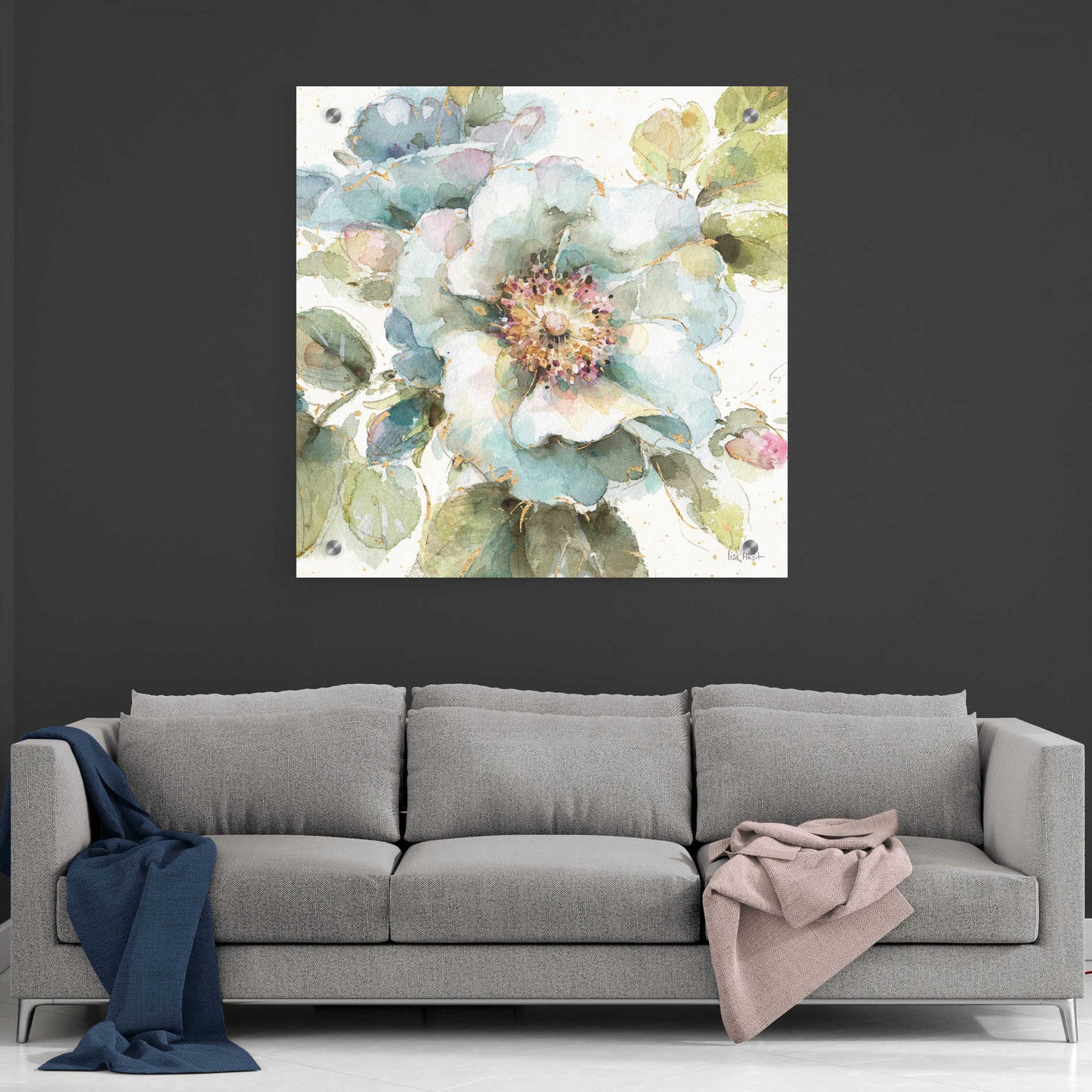 Epic Art 'Country Bloom VII' by Lisa Audit, Acrylic Glass Wall Art,36x36