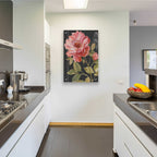 Epic Art 'Harmonious Rose Black' by Lisa Audit, Acrylic Glass Wall Art,24x36
