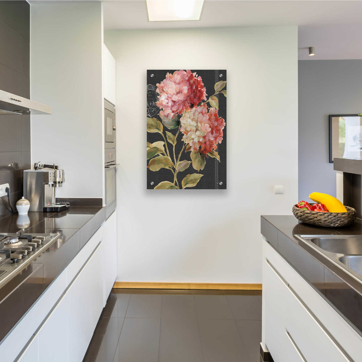 Epic Art 'Harmonious Hydrangeas' by Lisa Audit, Acrylic Glass Wall Art,24x36