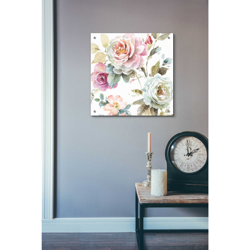 Epic Art 'Beautiful Romance V' by Lisa Audit, Acrylic Glass Wall Art,24x24