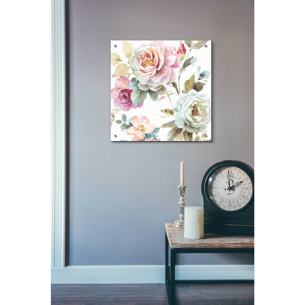 Epic Art 'Beautiful Romance V' by Lisa Audit, Acrylic Glass Wall Art,24x24