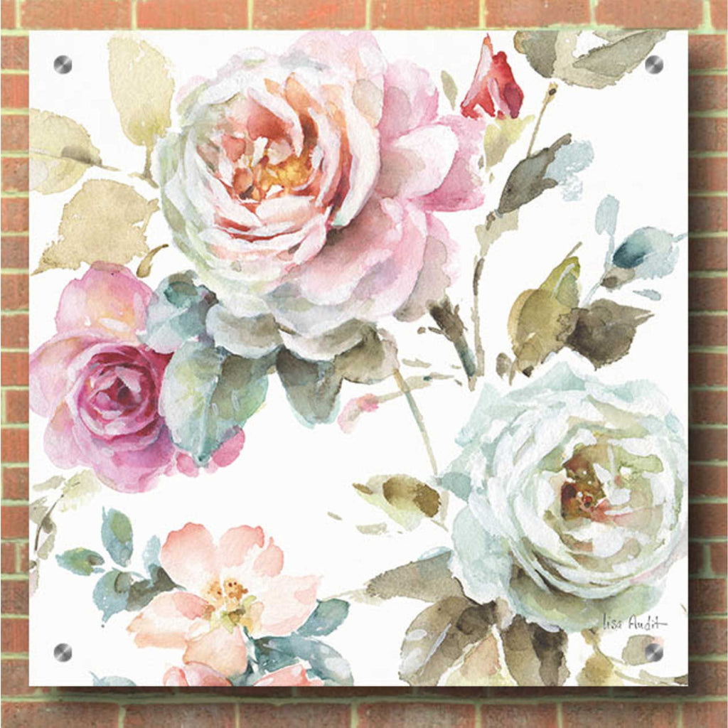Epic Art 'Beautiful Romance V' by Lisa Audit, Acrylic Glass Wall Art,36x36