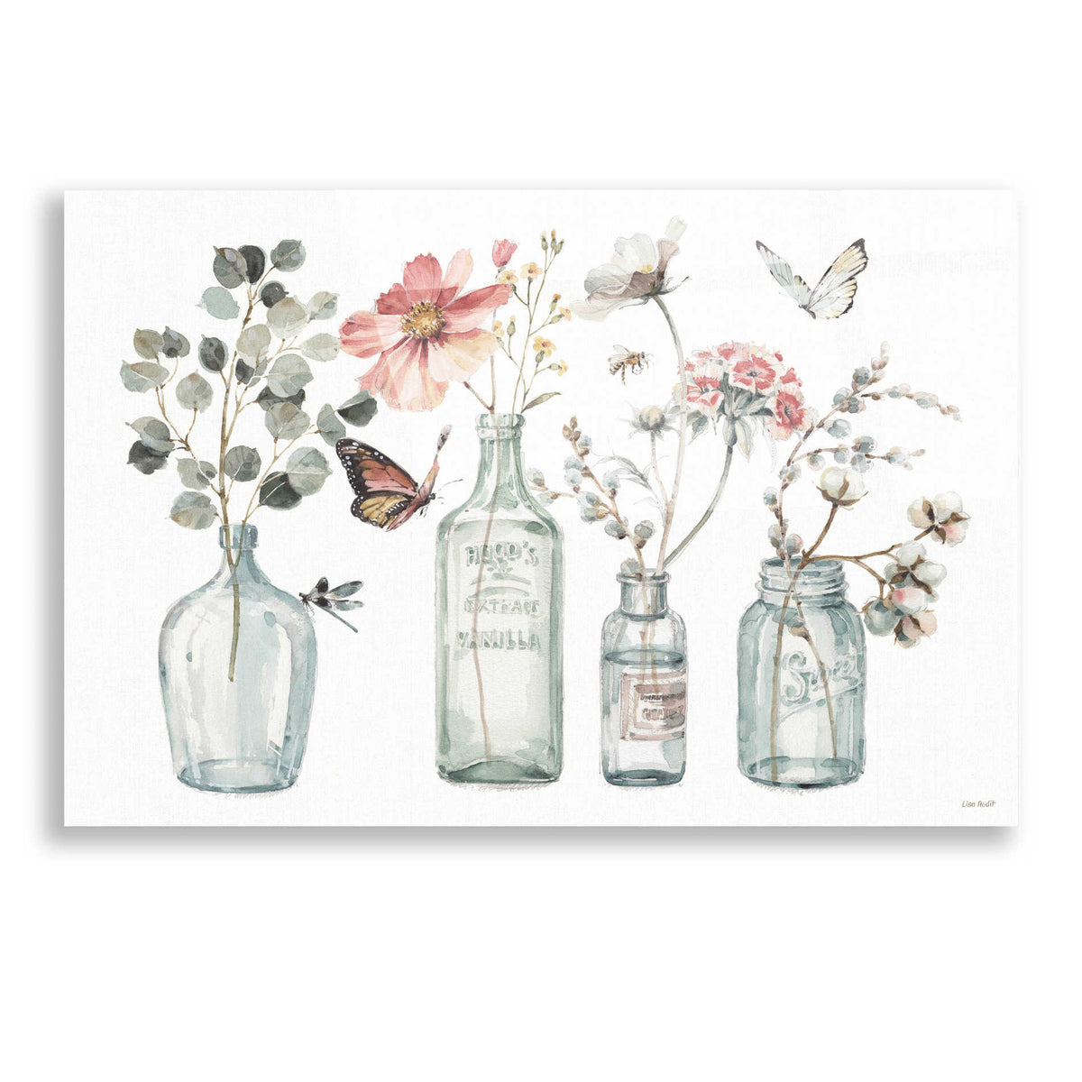 Epic Art 'A Country Weekend VIII' by Lisa Audit, Acrylic Glass Wall Art