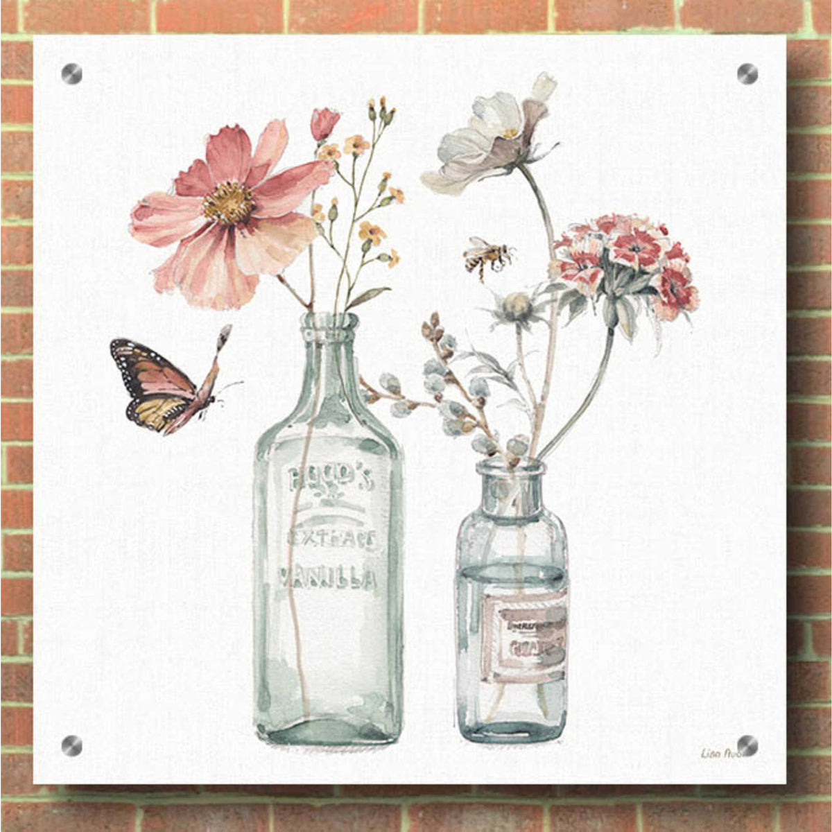 Epic Art 'A Country Weekend X' by Lisa Audit, Acrylic Glass Wall Art,36x36