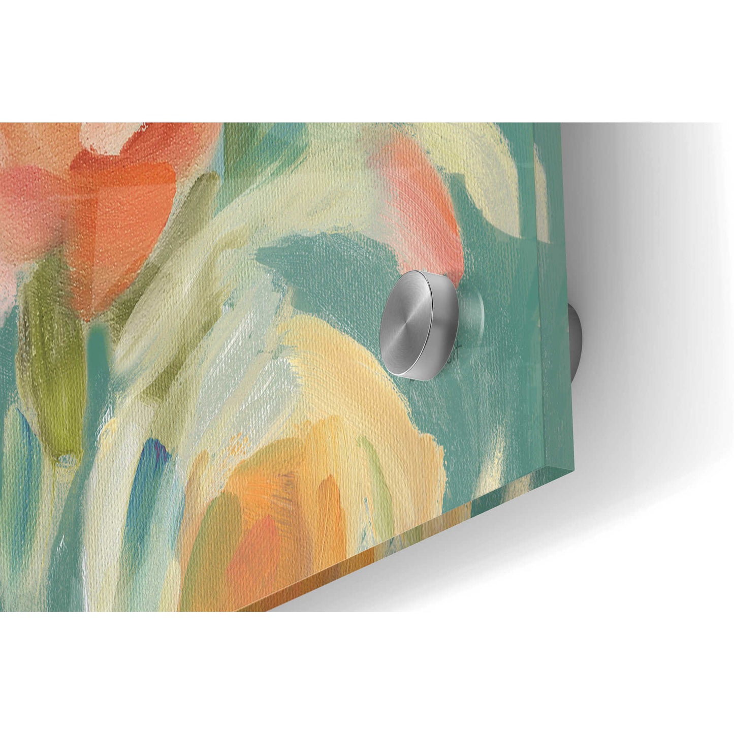 Epic Art 'Florabundance I Autumn Teal' by Lisa Audit, Acrylic Glass Wall Art,36x24