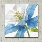 Epic Art 'Blue and Green Garden VI' by Lisa Audit, Acrylic Glass Wall Art,12x12