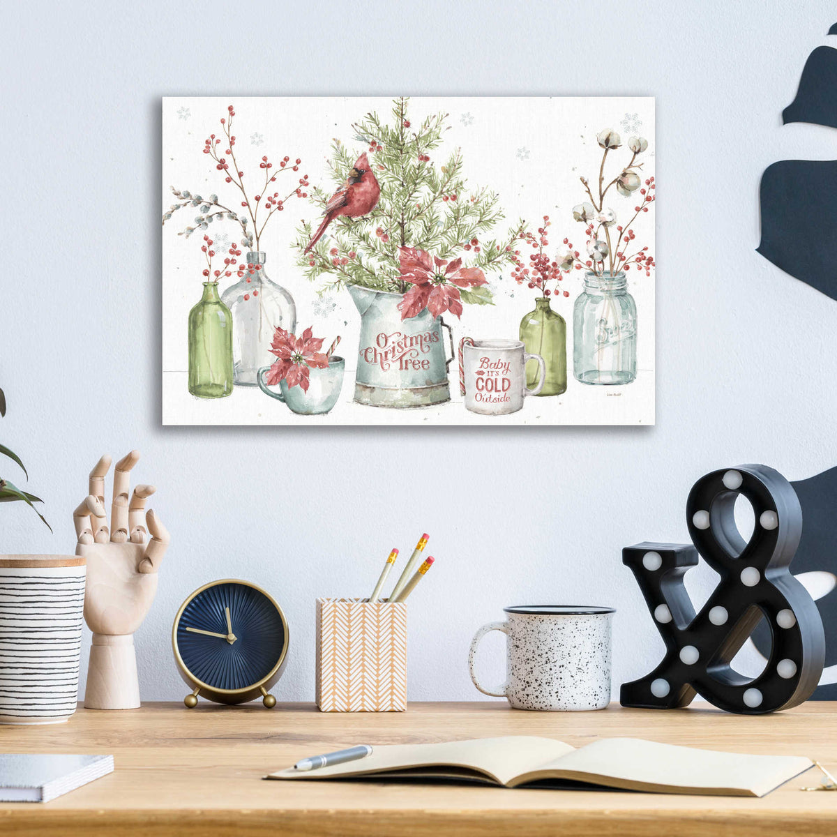 Epic Art 'A Christmas Weekend I' by Lisa Audit, Acrylic Glass Wall Art,16x12
