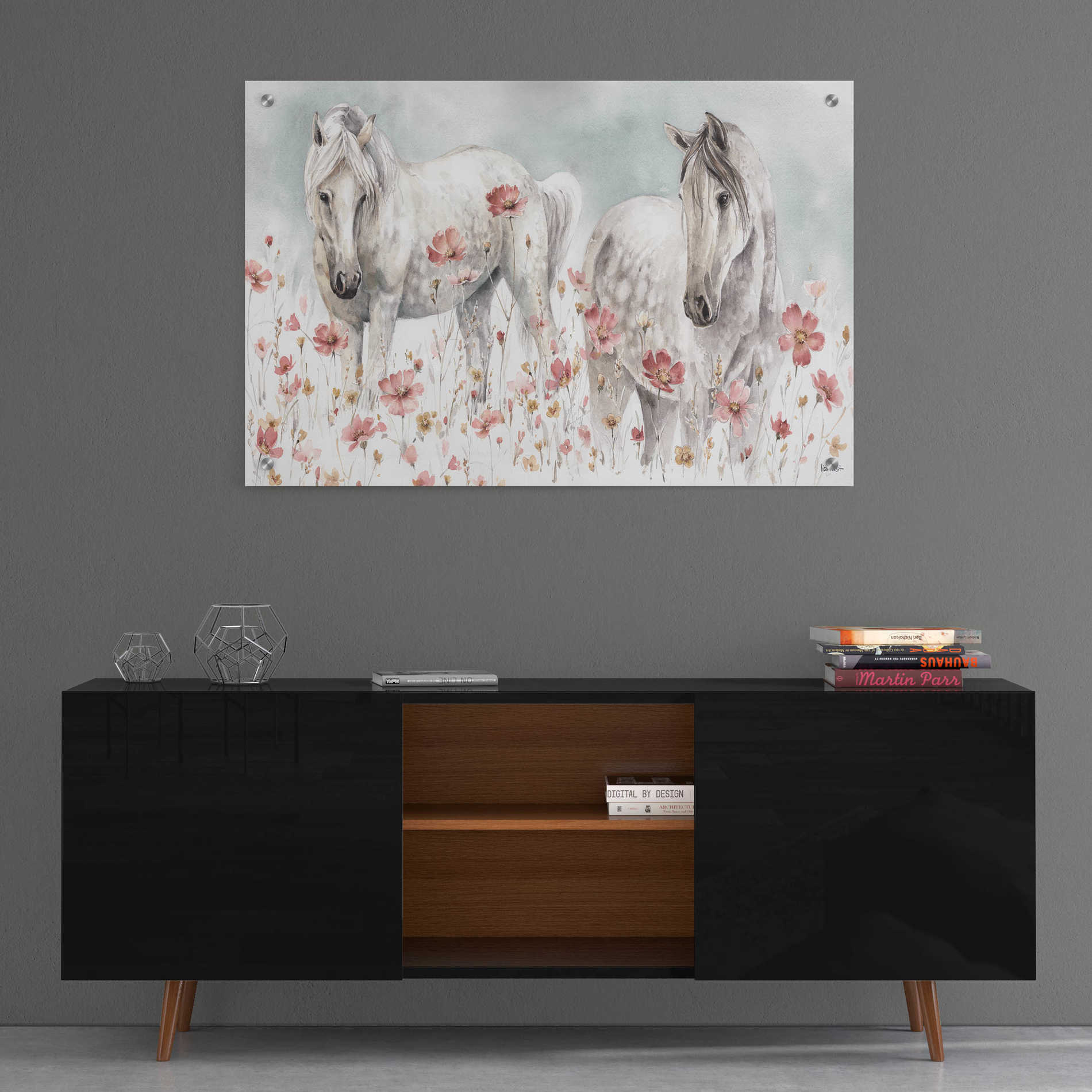 Epic Art 'Wild Horses III' by Lisa Audit, Acrylic Glass Wall Art,36x24