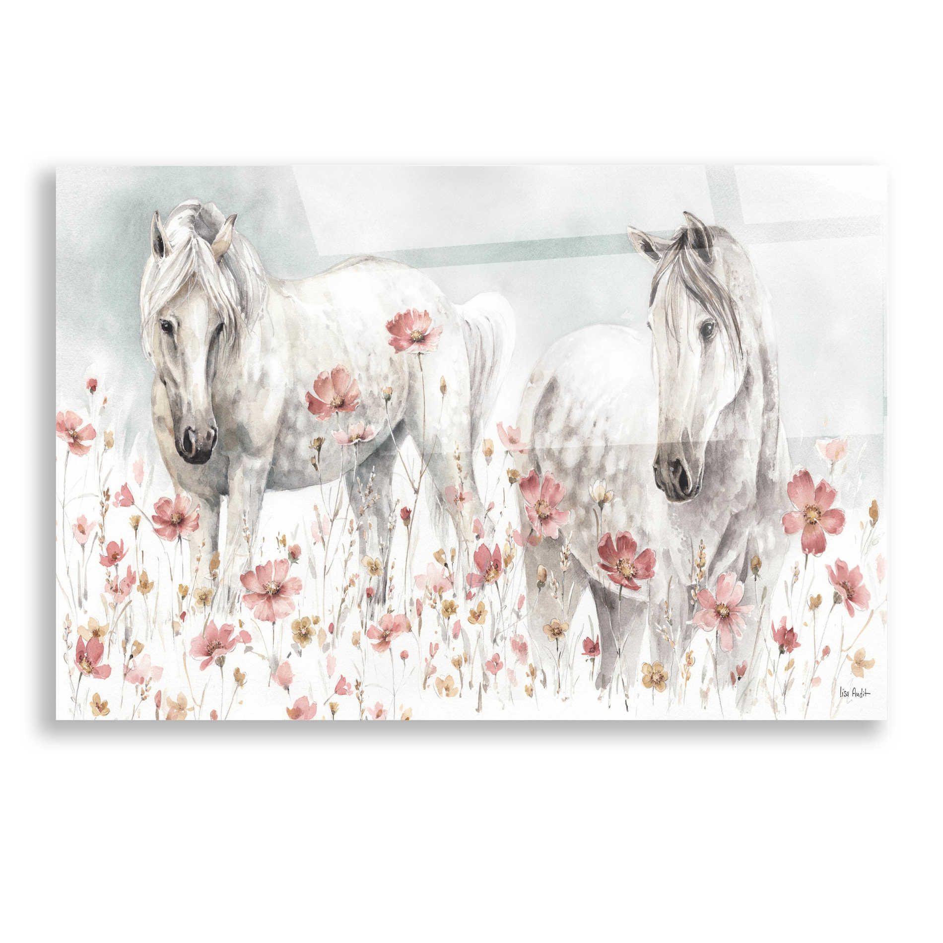 Epic Art 'Wild Horses III' by Lisa Audit, Acrylic Glass Wall Art