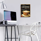 Epic Art 'Today s Coffee II' by Lisa Audit, Acrylic Glass Wall Art,12x16