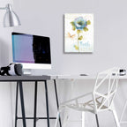 Epic Art 'Rainbow Seeds Floral VII Faith' by Lisa Audit, Acrylic Glass Wall Art,12x16