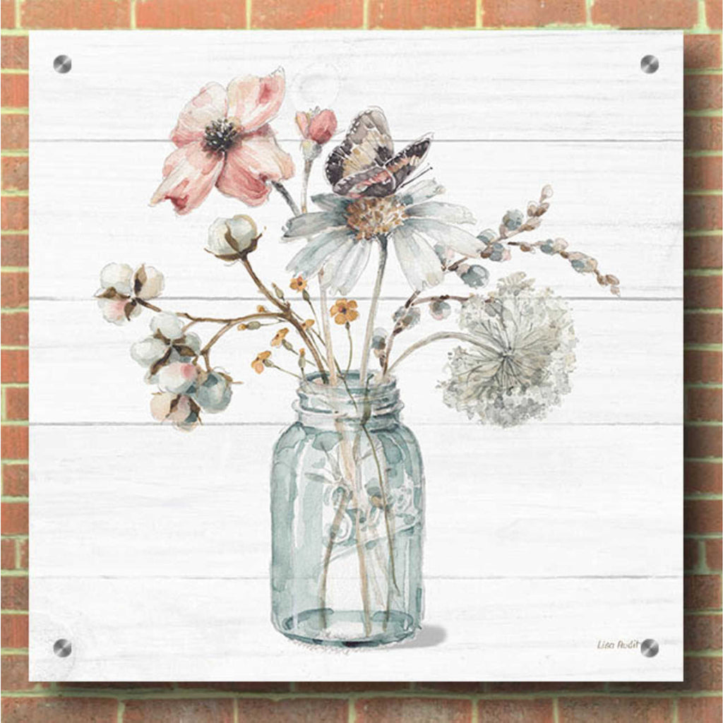 Epic Art 'A Country Weekend IX Shiplap' by Lisa Audit, Acrylic Glass Wall Art,36x36
