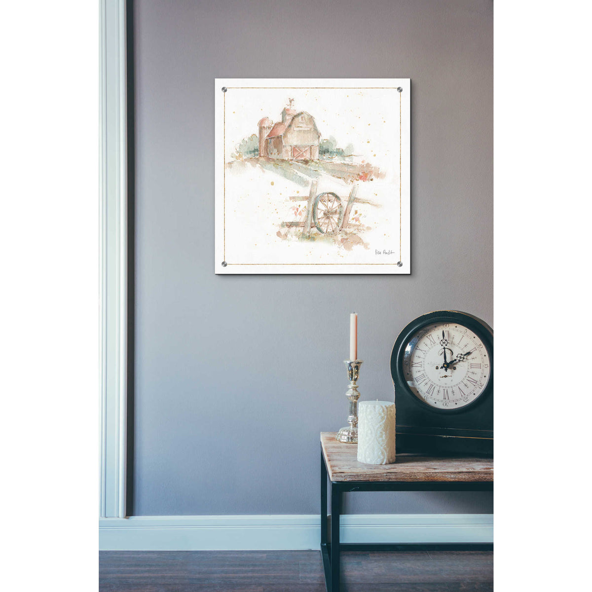 Epic Art 'Farm Friends XV' by Lisa Audit, Acrylic Glass Wall Art,24x24
