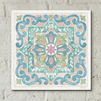 Epic Art 'Ocean Dream IX' by Lisa Audit, Acrylic Glass Wall Art,12x12