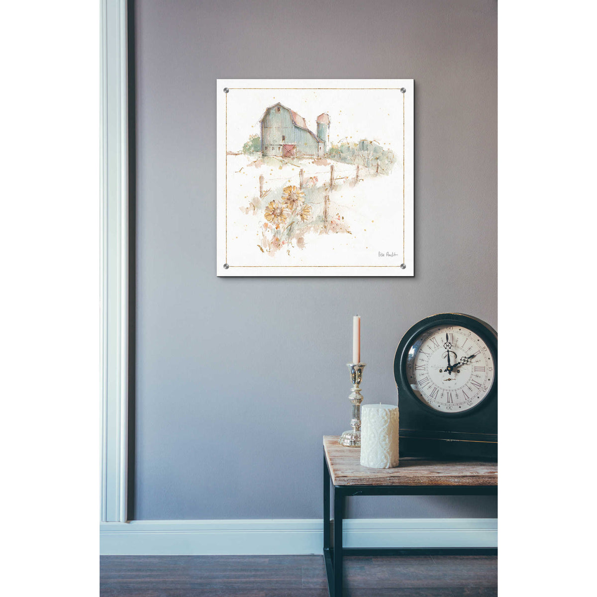 Epic Art 'Farm Friends XIV' by Lisa Audit, Acrylic Glass Wall Art,24x24