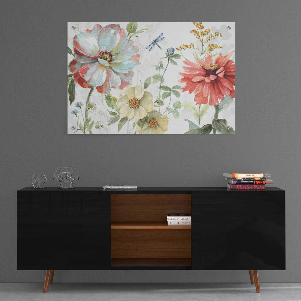 Epic Art 'Spring Meadow II' by Lisa Audit, Acrylic Glass Wall Art,36x24