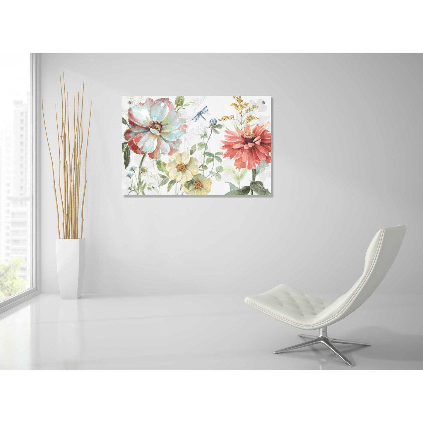 Epic Art 'Spring Meadow II' by Lisa Audit, Acrylic Glass Wall Art,36x24