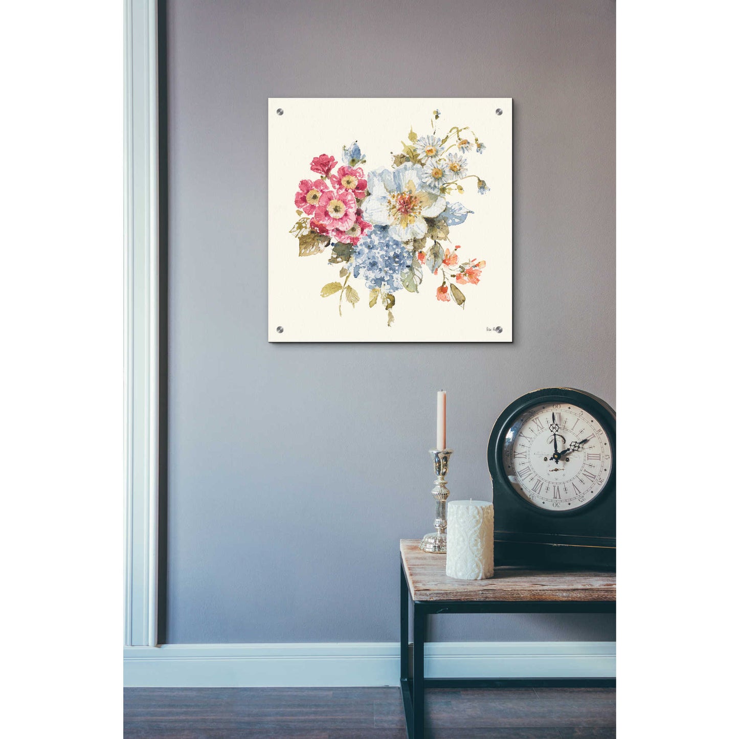 Epic Art 'Summer Garden VI' by Lisa Audit, Acrylic Glass Wall Art,24x24