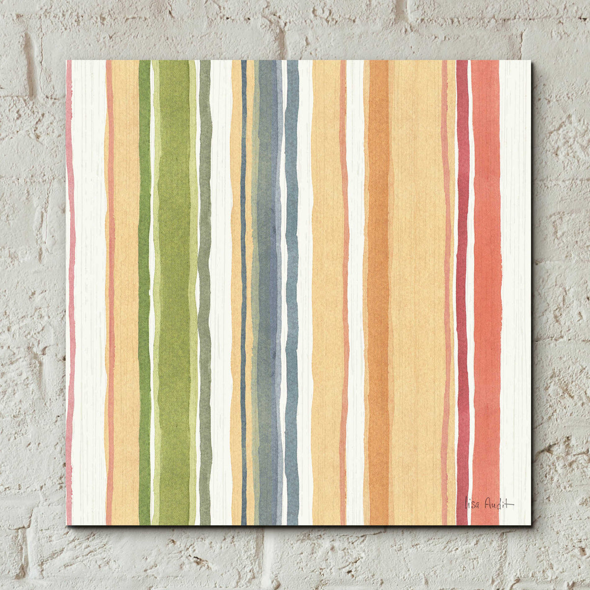 Epic Art 'Time to Share Pattern VIII' by Lisa Audit, Acrylic Glass Wall Art,12x12