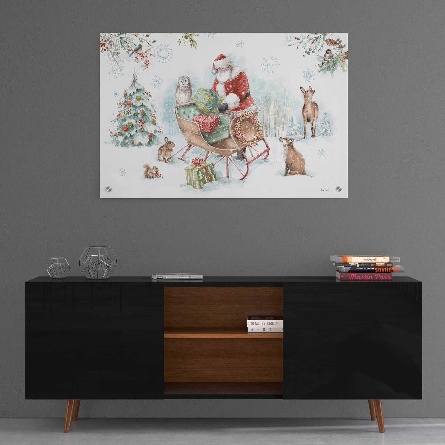 Epic Art 'Magical Holidays I' by Lisa Audit, Acrylic Glass Wall Art,36x24