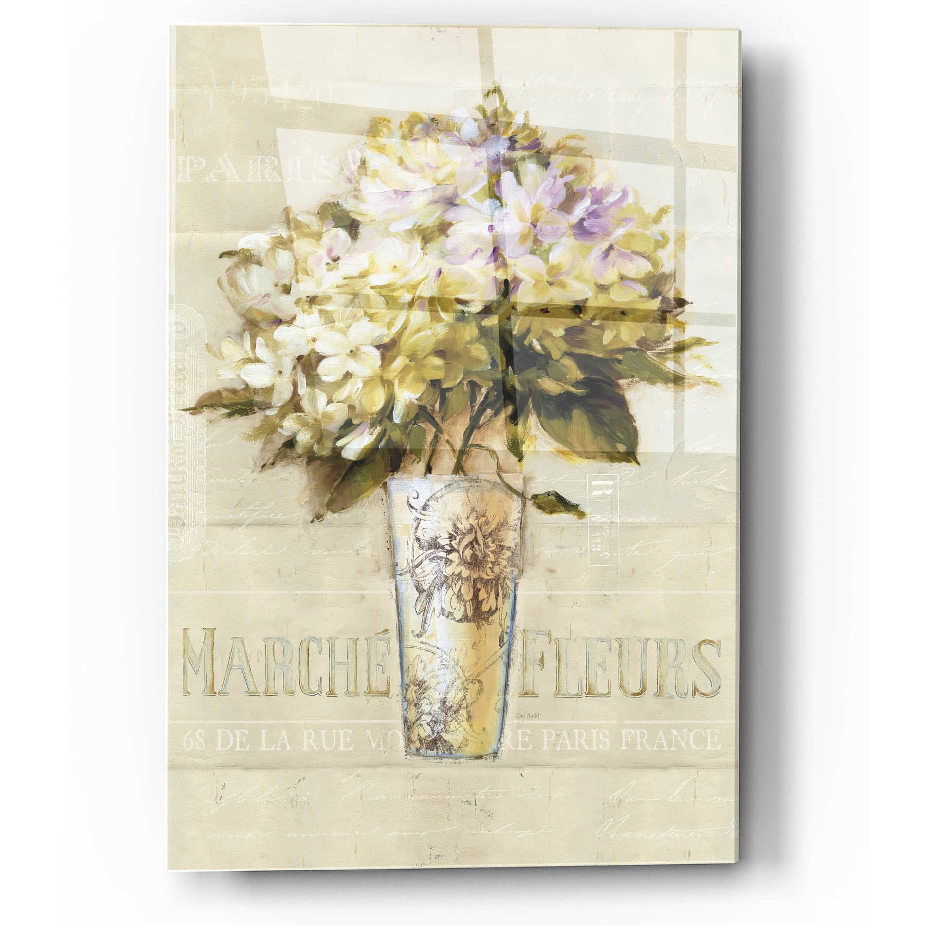 Epic Art 'Marche de Fleurs Bouquet' by Lisa Audit, Acrylic Glass Wall Art