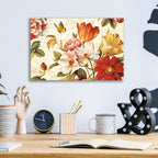 Epic Art 'Poesie Florale III' by Lisa Audit, Acrylic Glass Wall Art,16x12