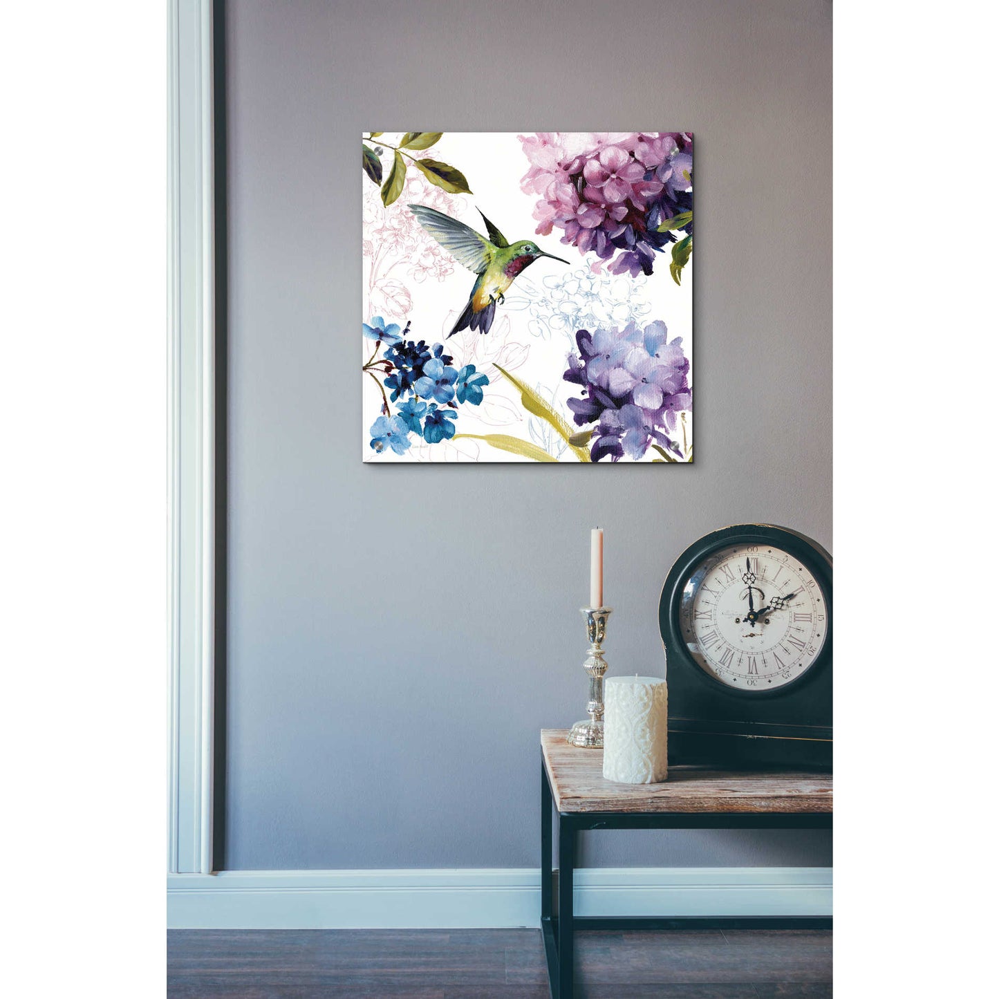 Epic Art 'Spring Nectar Square II' by Lisa Audit, Acrylic Glass Wall Art,24x24
