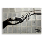 Epic Art 'Adam Eve' by Loui Jover Acrylic Glass Wall Art