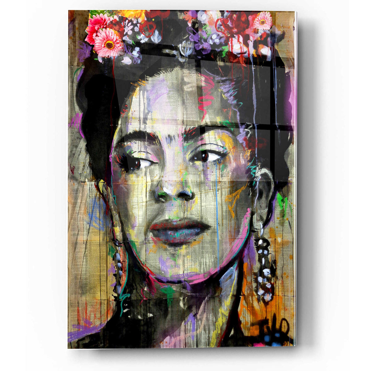 Epic Art 'Big K' by Loui Jover Acrylic Glass Wall Art