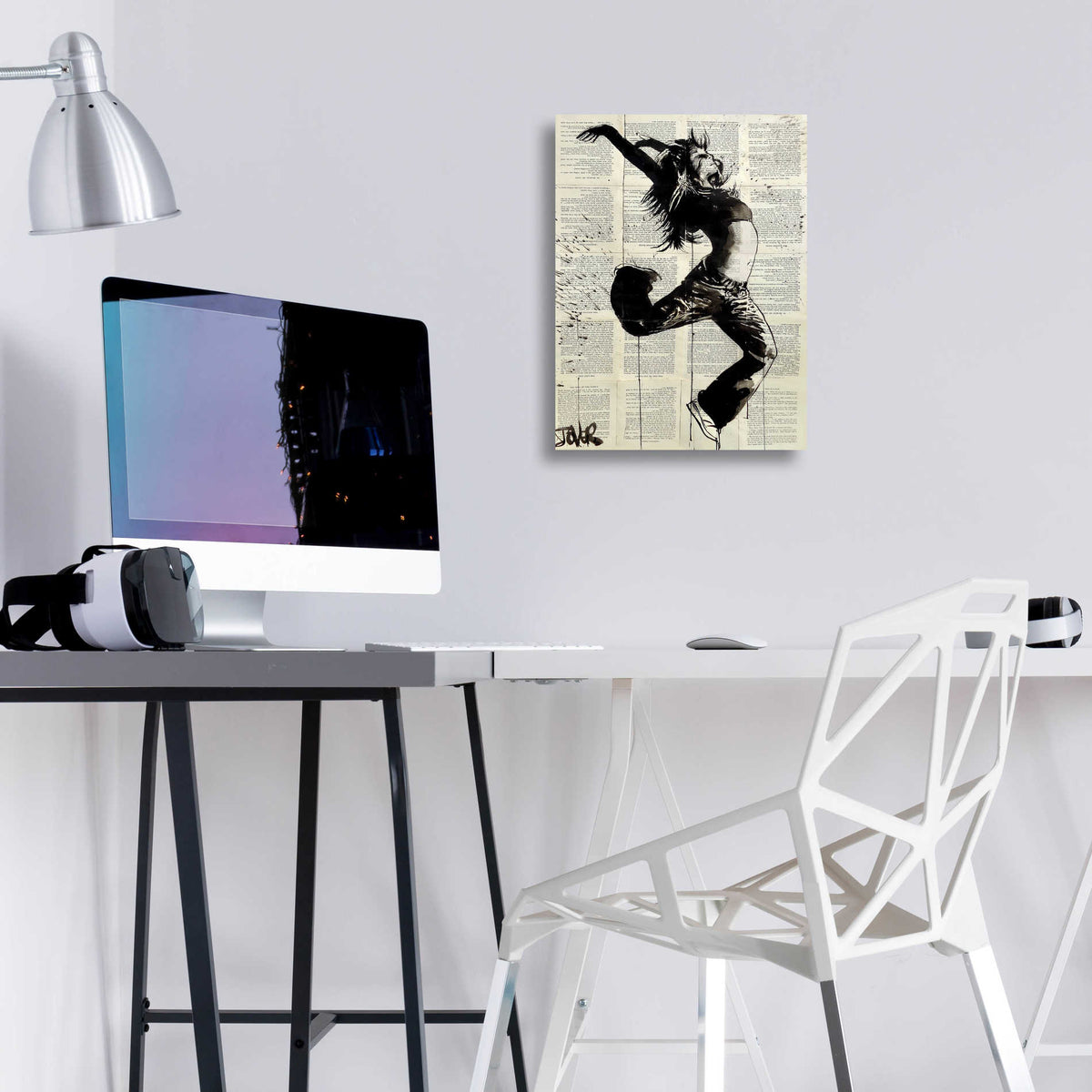 Epic Art 'Energy' by Loui Jover Acrylic Glass Wall Art,12x16