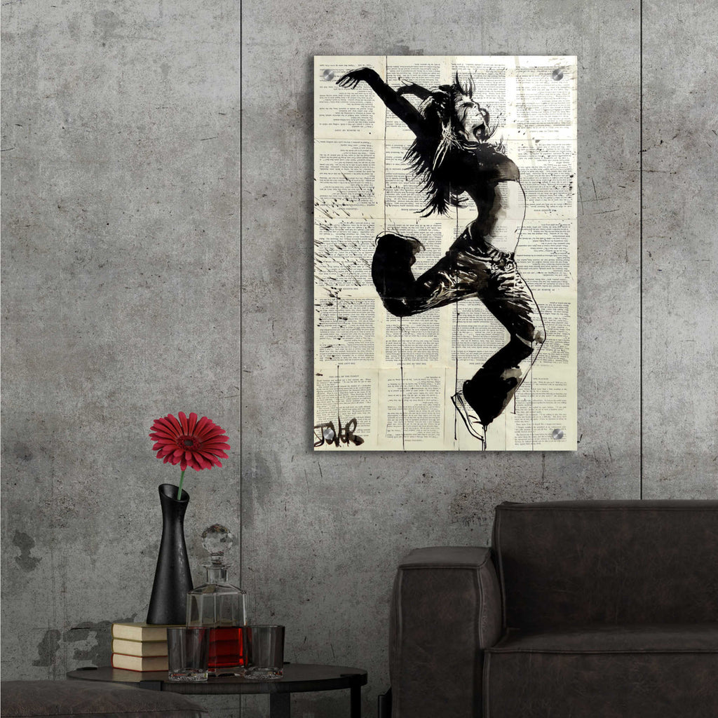 Epic Art 'Energy' by Loui Jover Acrylic Glass Wall Art,16x24