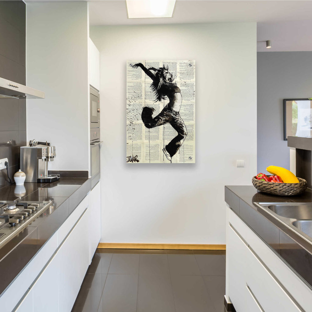 Epic Art 'Energy' by Loui Jover Acrylic Glass Wall Art,24x36