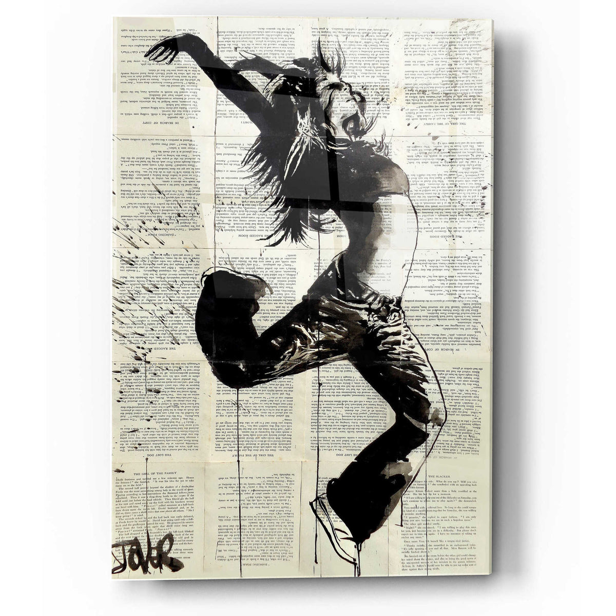 Epic Art 'Energy' by Loui Jover Acrylic Glass Wall Art