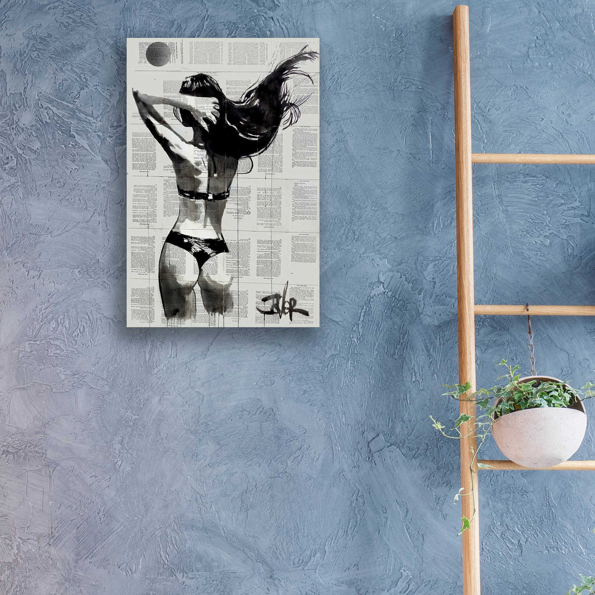 Epic Art 'In The Summertime' by Loui Jover Acrylic Glass Wall Art,16x24