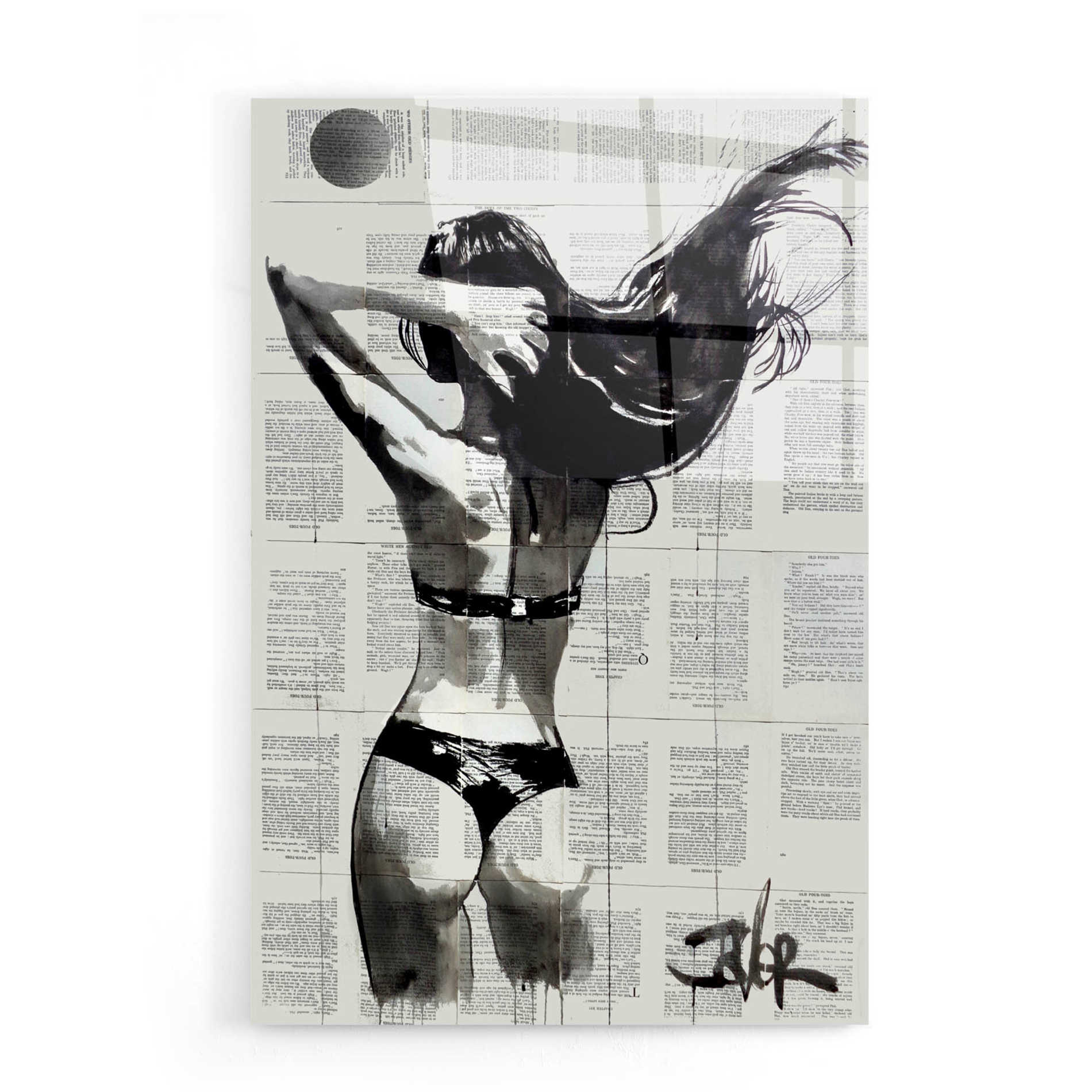 Epic Art 'In The Summertime' by Loui Jover Acrylic Glass Wall Art,16x24