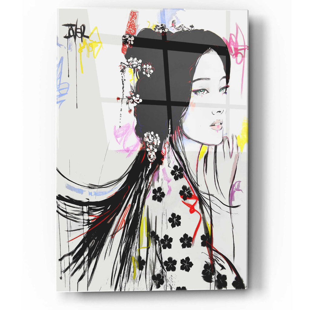 Epic Art 'Jing' by Loui Jover Acrylic Glass Wall Art