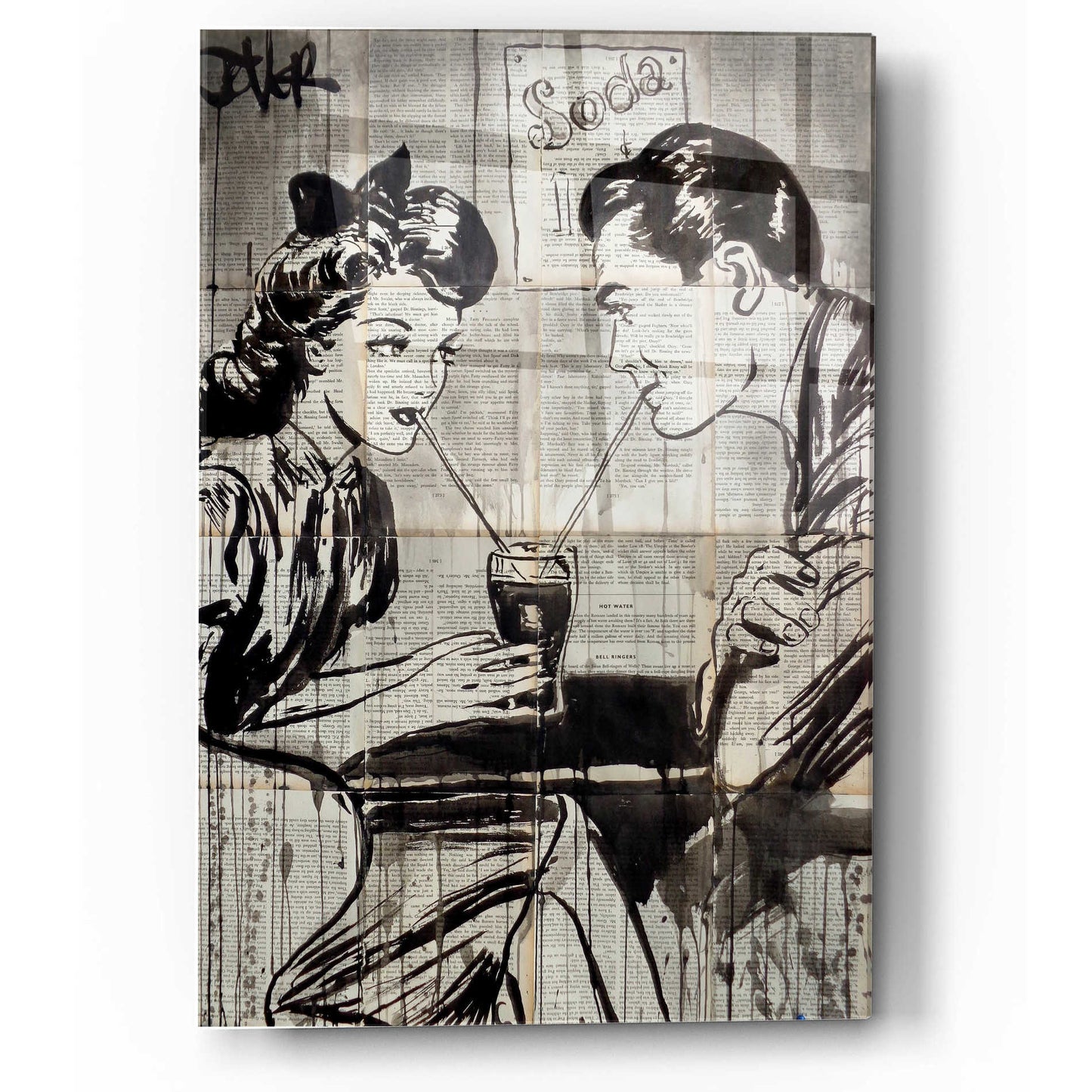 Epic Art 'Soda' by Loui Jover Acrylic Glass Wall Art,12x16