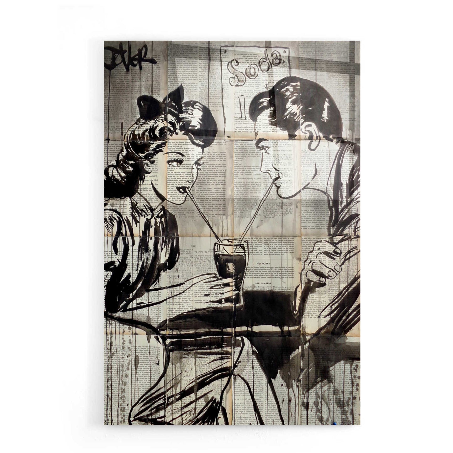 Epic Art 'Soda' by Loui Jover Acrylic Glass Wall Art,16x24