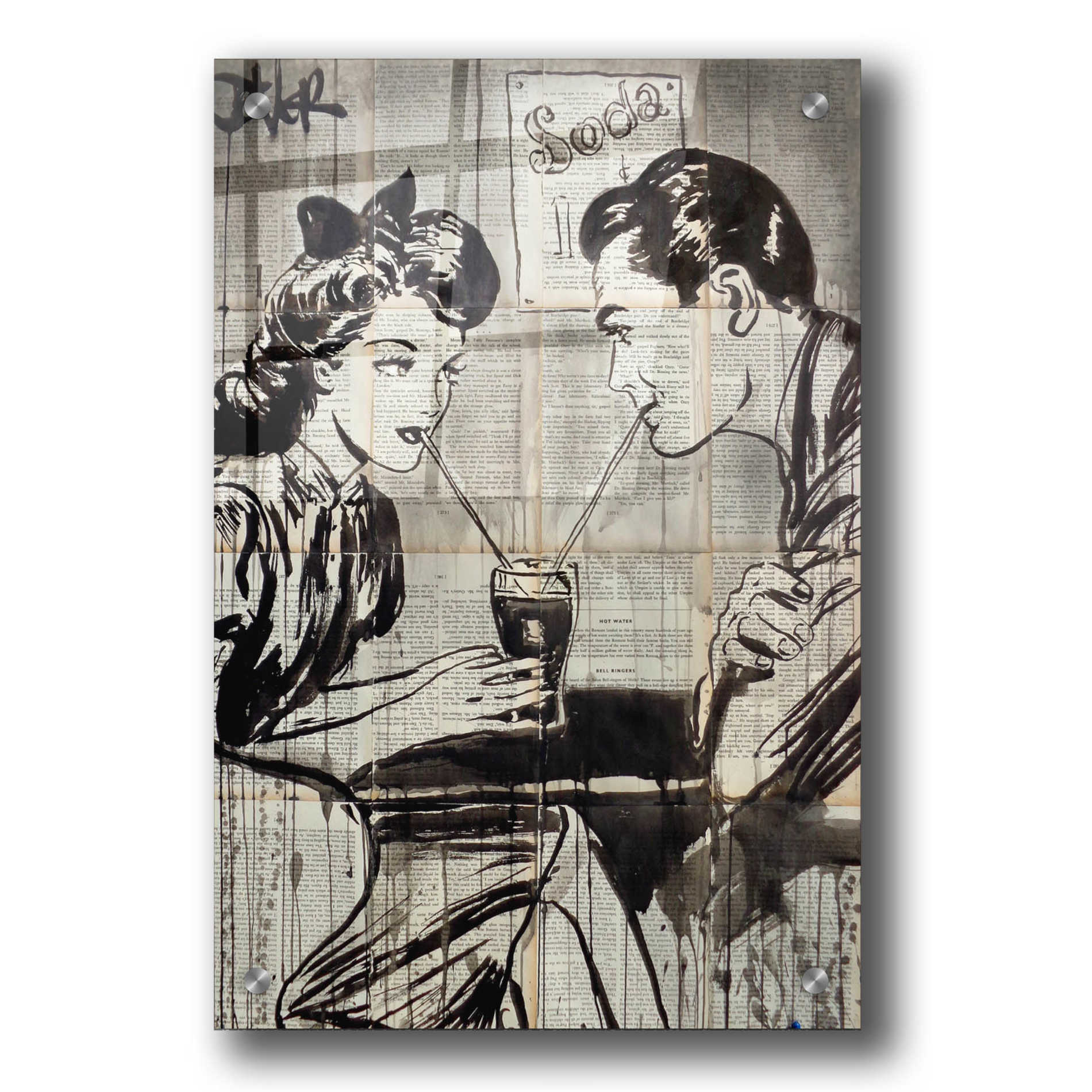 Epic Art 'Soda' by Loui Jover Acrylic Glass Wall Art,24x36