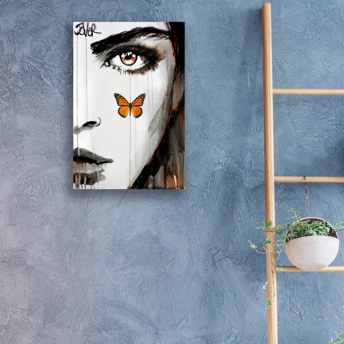 Epic Art 'Tangerine Dream' by Loui Jover Acrylic Glass Wall Art,16x24