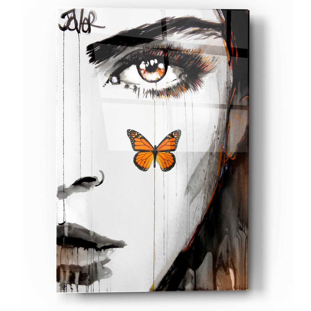 Epic Art 'Tangerine Dream' by Loui Jover Acrylic Glass Wall Art