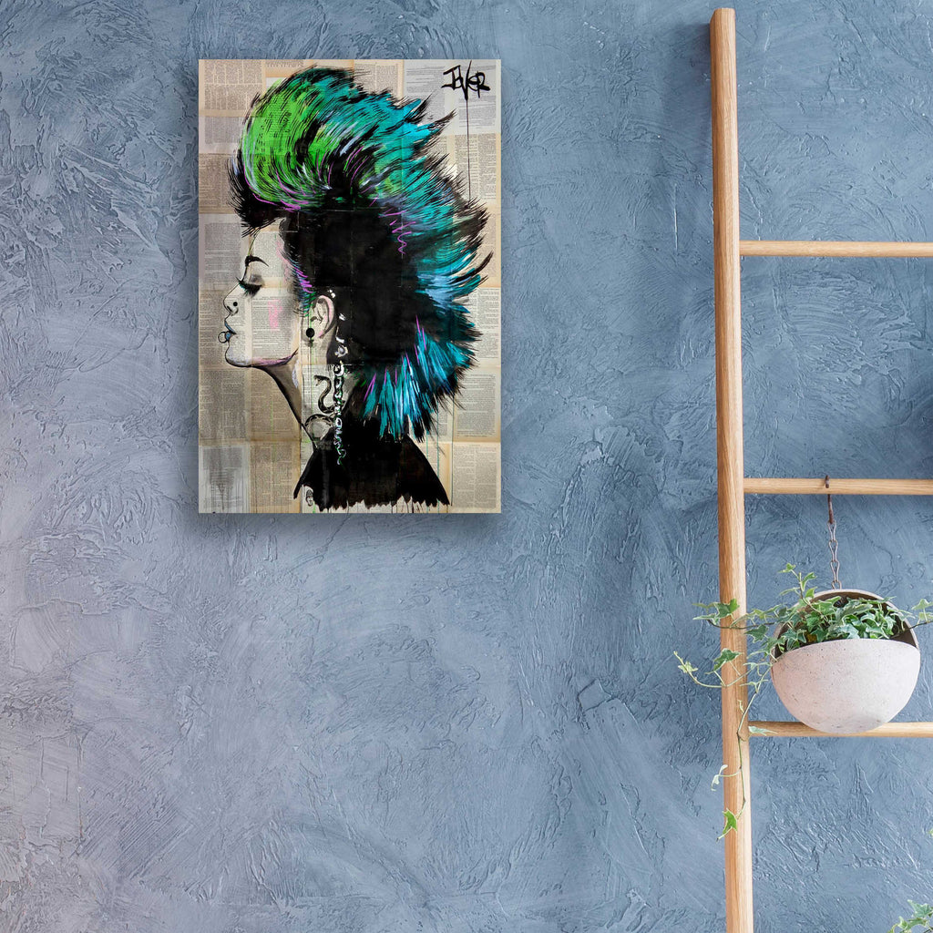 Epic Art 'Underground' by Loui Jover Acrylic Glass Wall Art,16x24