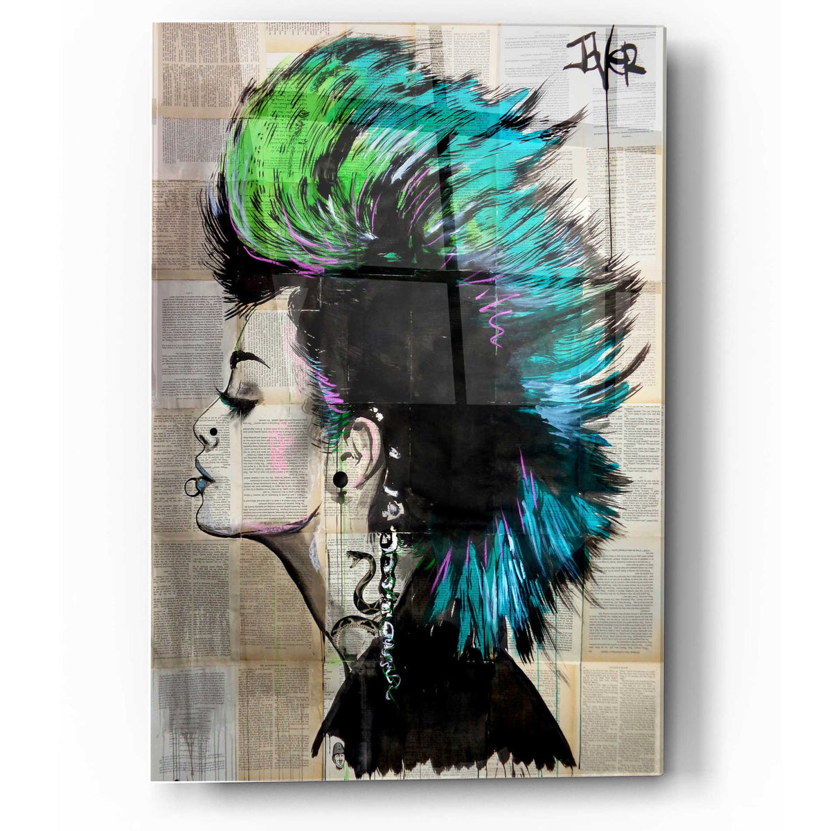 Epic Art 'Underground' by Loui Jover Acrylic Glass Wall Art