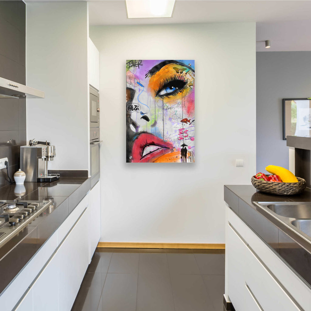 Epic Art 'Viva La' by Loui Jover Acrylic Glass Wall Art,24x36