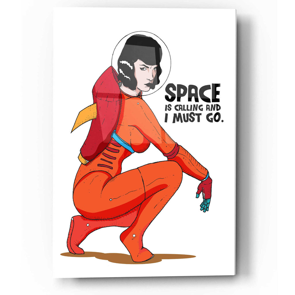 Epic Art 'Bettie Astronaut 2' by Craig Snodgrass, Acrylic Glass Wall Art