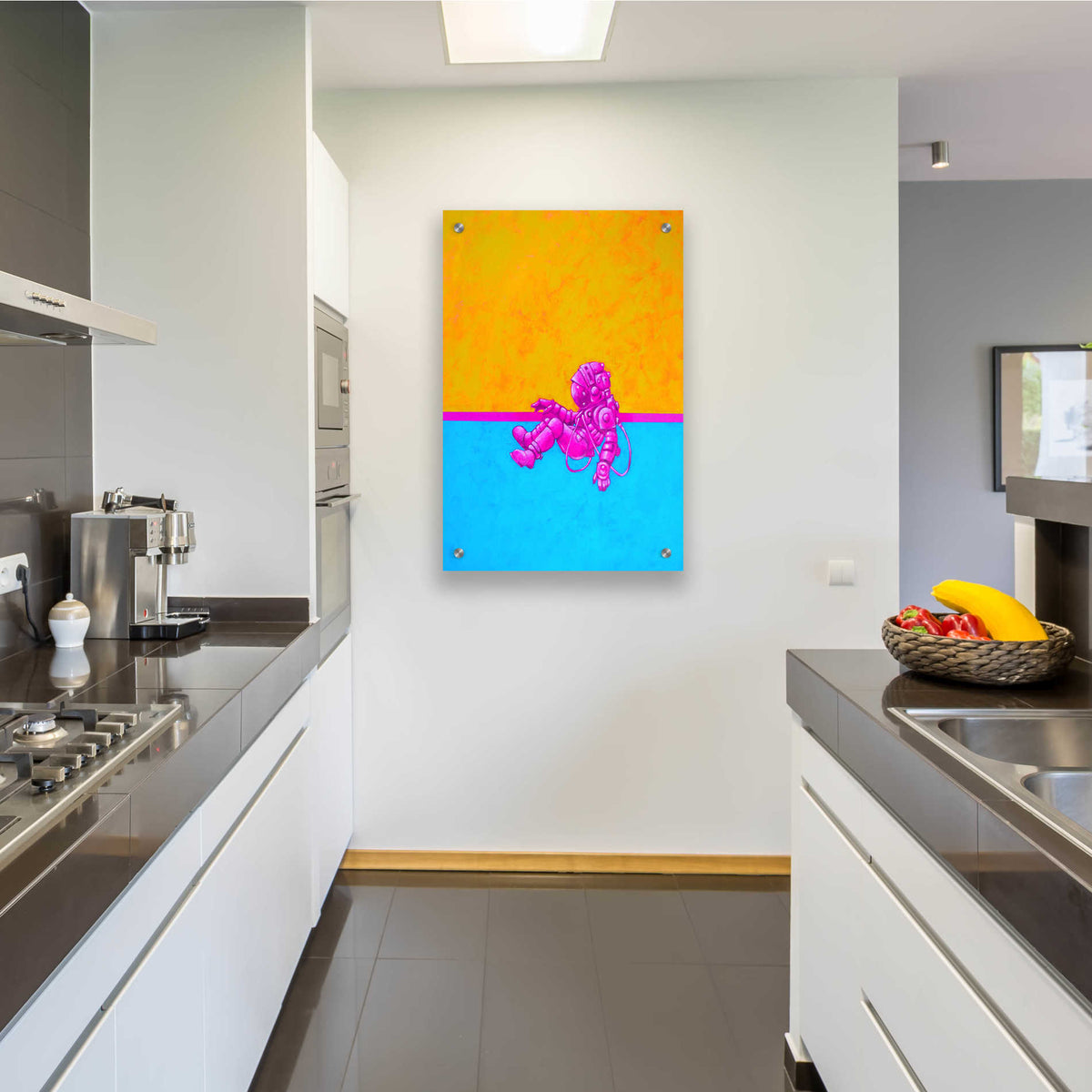 Epic Art 'Hallo Spaceboy I' by Craig Snodgrass, Acrylic Glass Wall Art,24x36